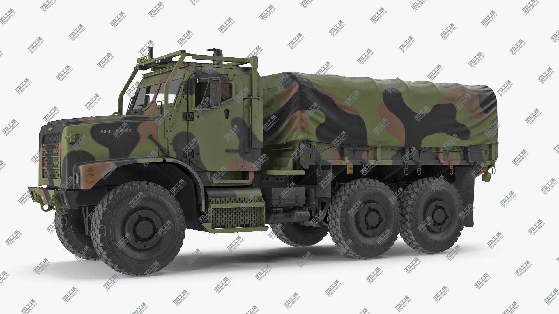 images/goods_img/20210313/3D model OshKosh MTVR MK23 with Tent Rigged/2.jpg